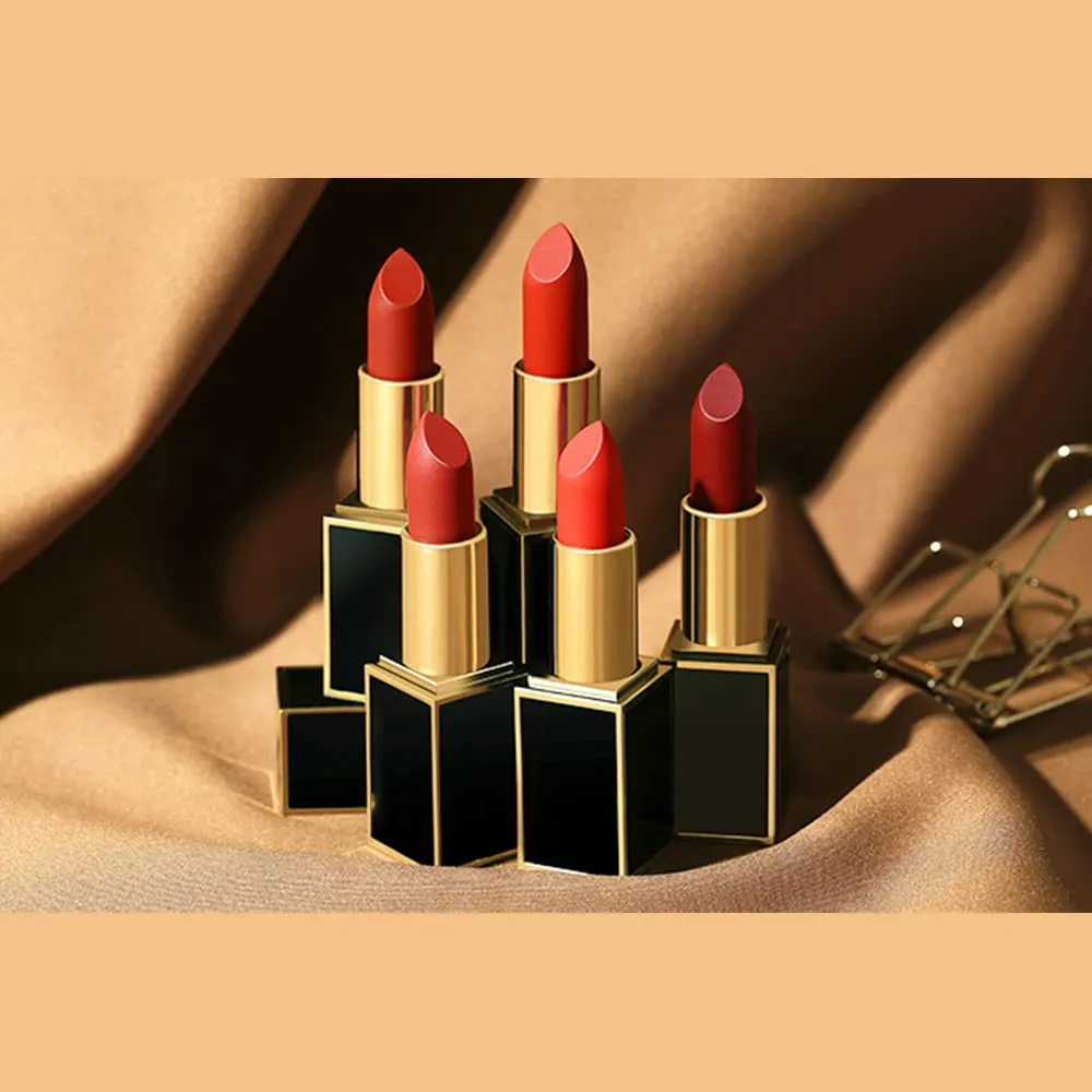10 Colos Matte Liquid Lipstick, Ladies Matte Liquid Lipstick Long Lasting Waterproof Velvet Red Lipstick Lip Gloss Set Pigmented Lip Makeup for Girls and Women Gift (803#)