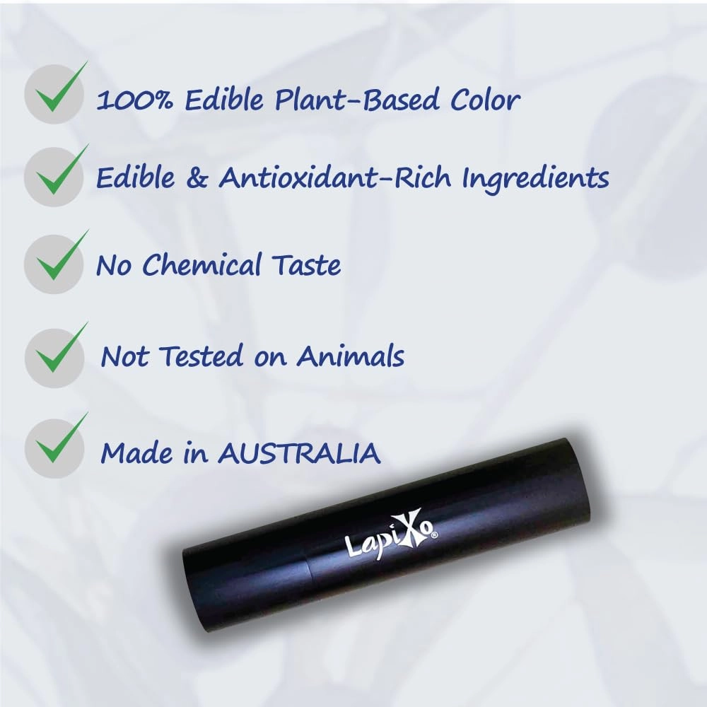 100% Plant-based Color Lipstick, Unique Formula, Natural   Moisturizing | Non-Toxic, All Food Ingredients, Antioxidant-rich, Natural Matte Vibrant Color, 4.4g/0.15oz (Cherry color)