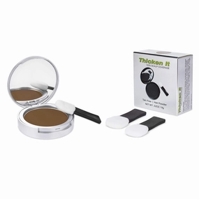 100% Scalp Coverage Hair Powder - LIGHT BROWN - Talc-Free .32 oz. Water Resistant Hair Loss Concealer for men and women. Naturally Thicker Than Hair Fibers & Spray Concealers