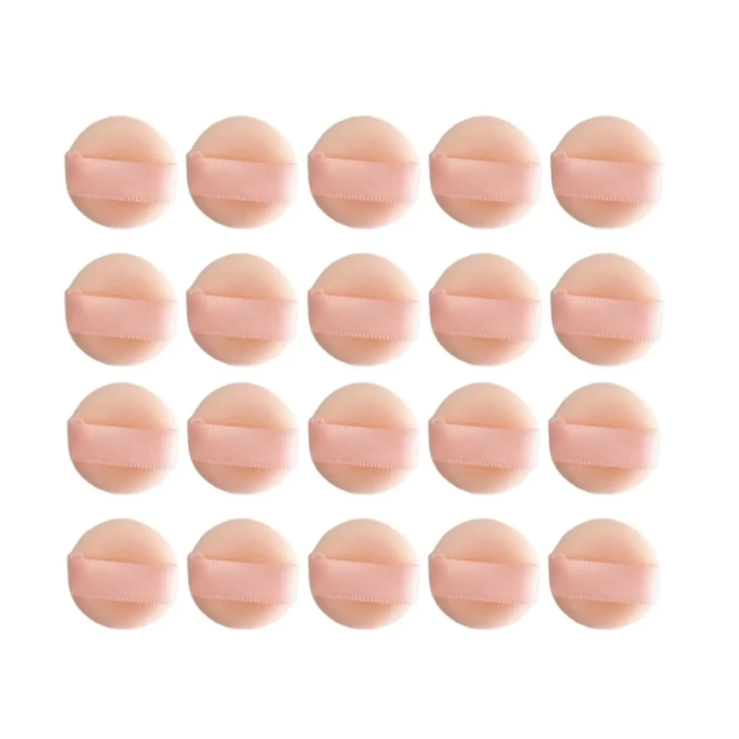 10/20/30Pcs Velvet Mini Finger Puff 3/3.5/4CM Makeup Setting Powder Sponge Face Concealer Blending Cosmetic Makeup Tools(20Pcs 3cm)