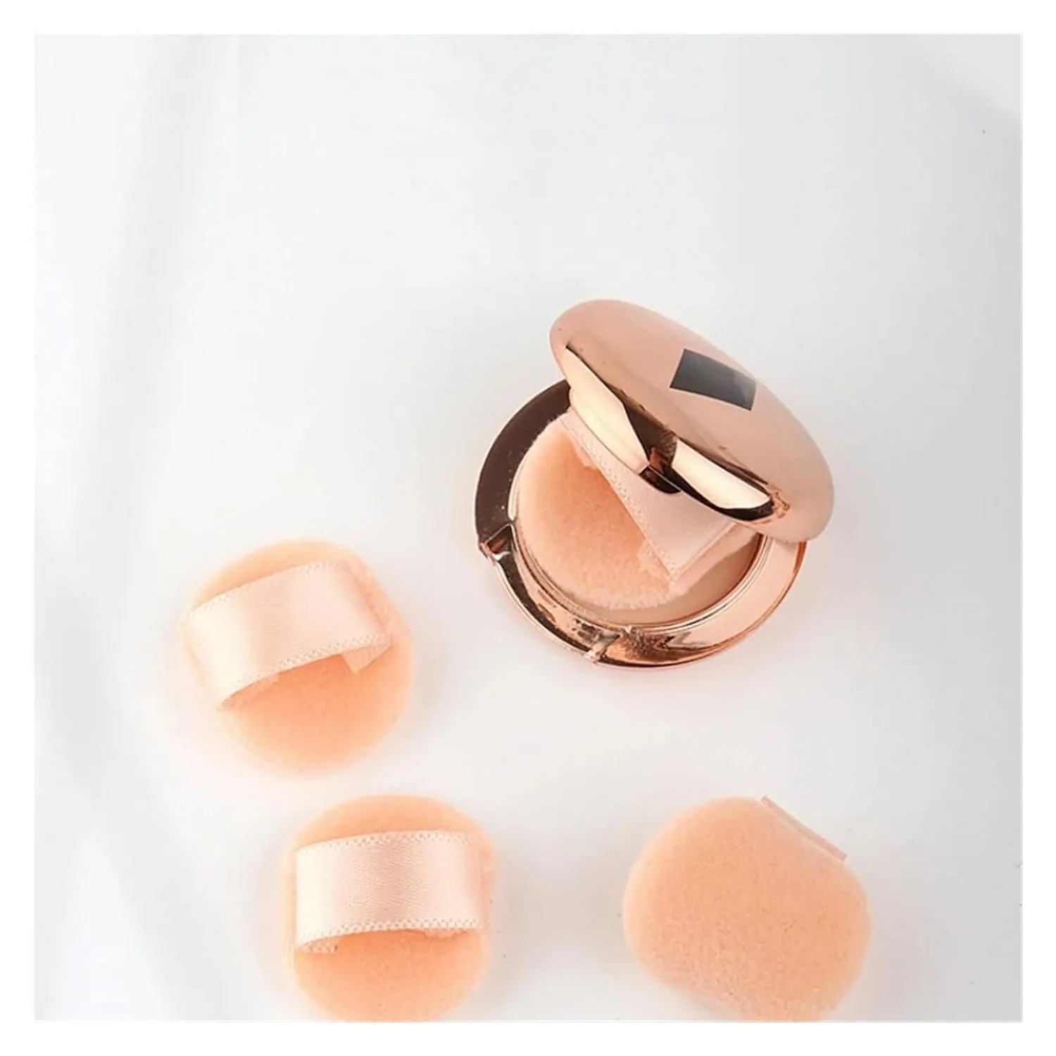 10/20/30Pcs Velvet Mini Finger Puff 3/3.5/4CM Makeup Setting Powder Sponge Face Concealer Blending Cosmetic Makeup Tools(20Pcs 3cm)