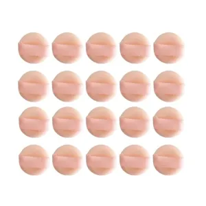 10/20/30Pcs Velvet Mini Finger Puff 3/3.5/4CM Makeup Setting Powder Sponge Face Concealer Blending Cosmetic Makeup Tools(20Pcs 3cm)