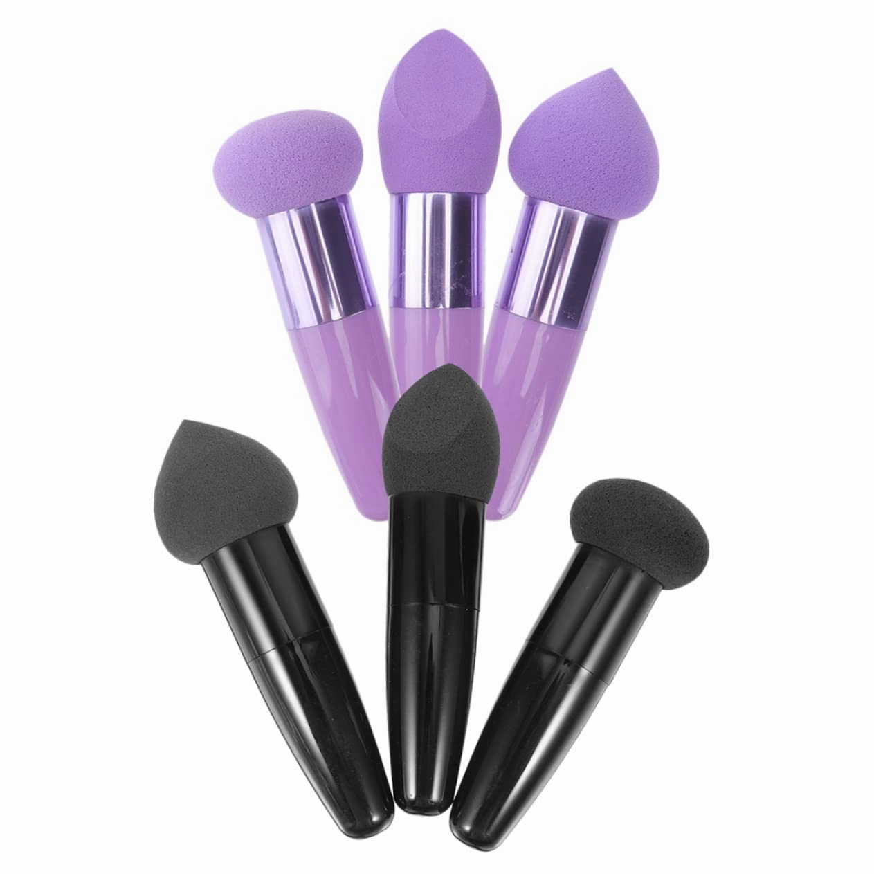 12pcs Makeup Sponge Pen Portable Beauty Blending Tools for Effortless Application High-density Makeup Cosmetics Accessories for Travel for Sharing Family Friends