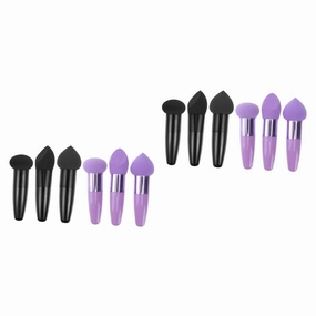 12pcs Makeup Sponge Pen Portable Beauty Blending Tools for Effortless Application High-density Makeup Cosmetics Accessories for Travel for Sharing Family Friends