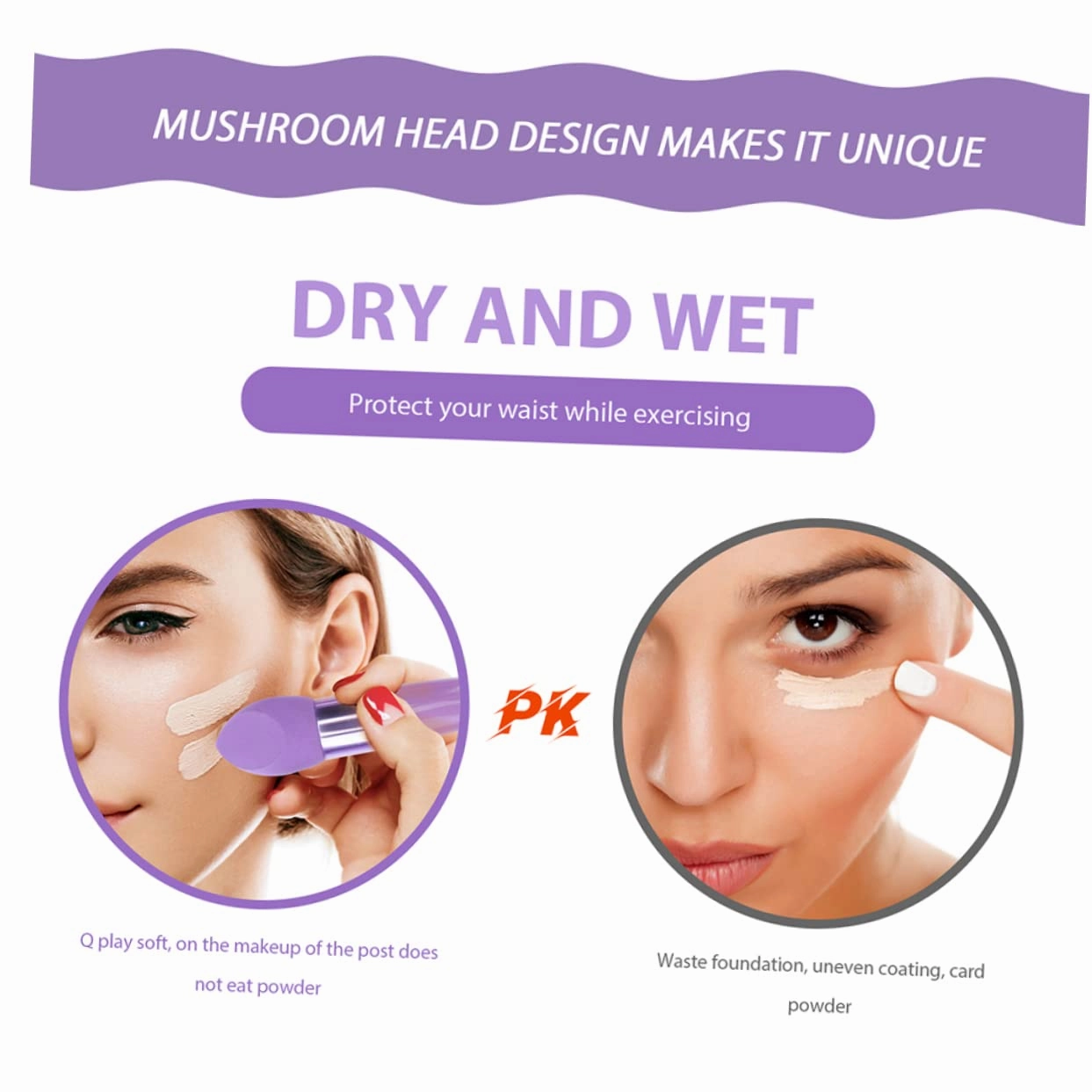 12pcs Makeup Sponge Pen Portable Beauty Blending Tools for Effortless Application High-density Makeup Cosmetics Accessories for Travel for Sharing Family Friends