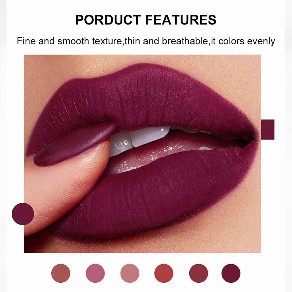 14 Colos Matte Waterproof LipStick Long Lasting Lip Makeup No Fade Pigmented Lip Stick Cosmeitc for Girls and Women Christmas Valentine's Day Gift (02#)