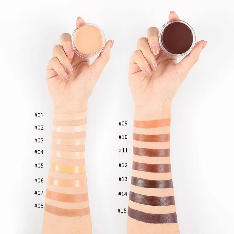 15 Colors Face Contour Concealer Cream Full Cover Blemish Acne Foundation Waterproof Concealer Base Makeup Palette Cosmetic