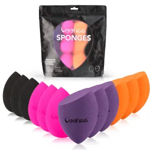 16PCS Makeup Sponge Set, Latex Free Makeup Blender for foundation, Makeup Sponges egg shaped, Makeup Sponges for all areas…