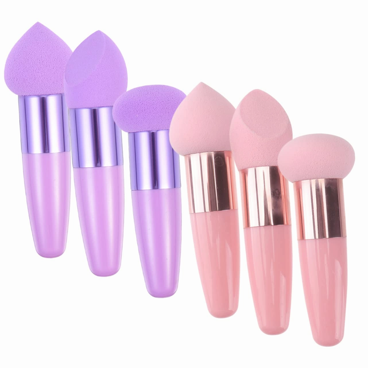 18pcs Makeup Sponge Brush High-density Blending Brushes for Foundation and Ergonomic Design for Easy Application Washable and Reusable for Beauty Makeup Enthusiasts