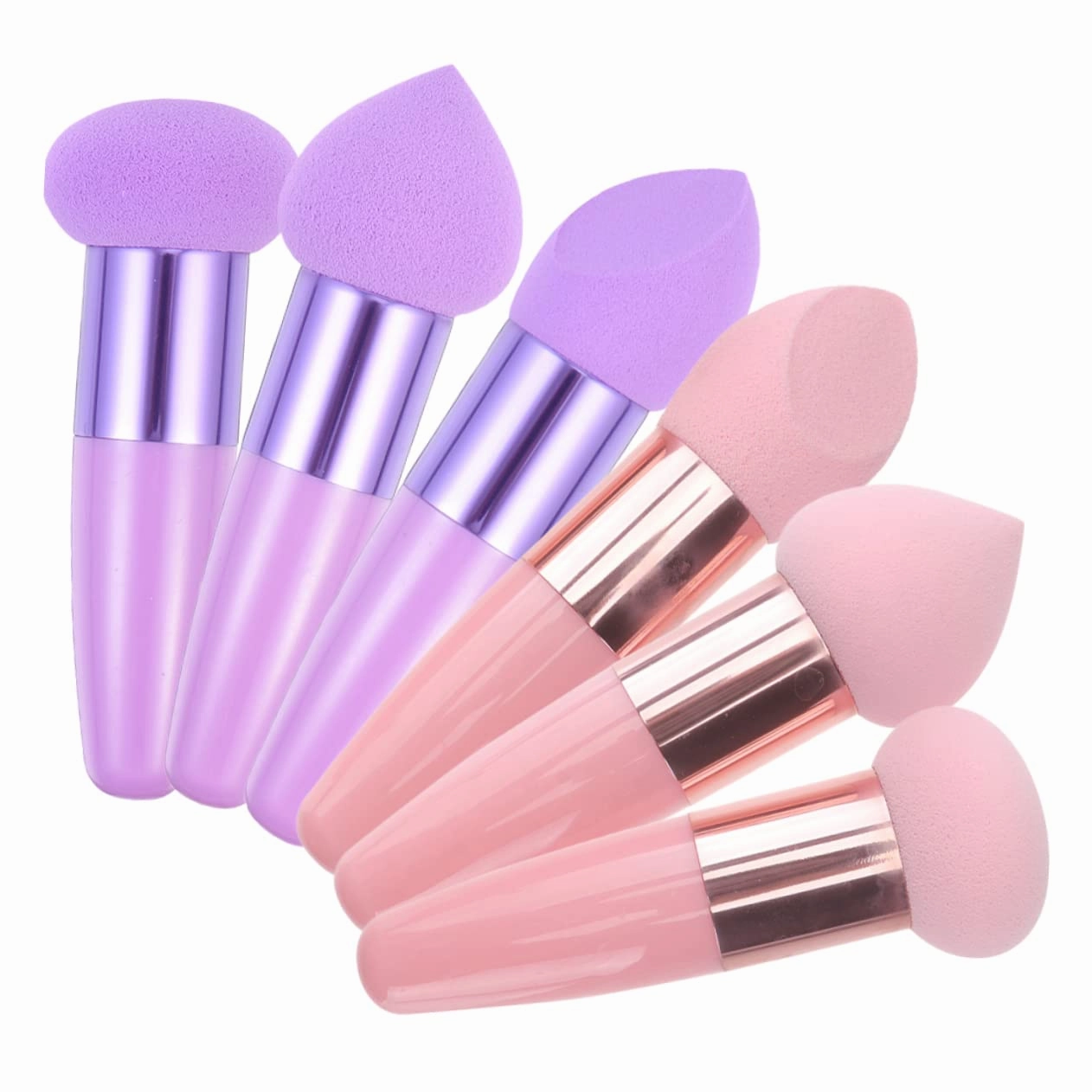 18pcs Makeup Sponge Brush High-density Blending Brushes for Foundation and Ergonomic Design for Easy Application Washable and Reusable for Beauty Makeup Enthusiasts