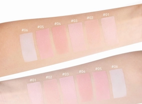 1 PC NEIYOU Multi Purpose Blush Powder, Setting Effect Blush, Low Color Saturation Matte Nude Pink Blue Makeup Blusher (03, 3g)