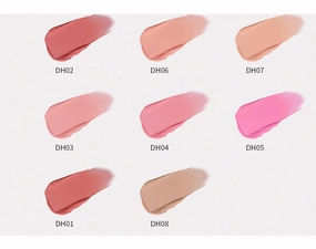 1 PC NEIYOU Multi Purpose Cream Blush Cushion, Matte Nude Pink Orange Makeup Blusher Balm, Blusher Color (DH07, 3g)