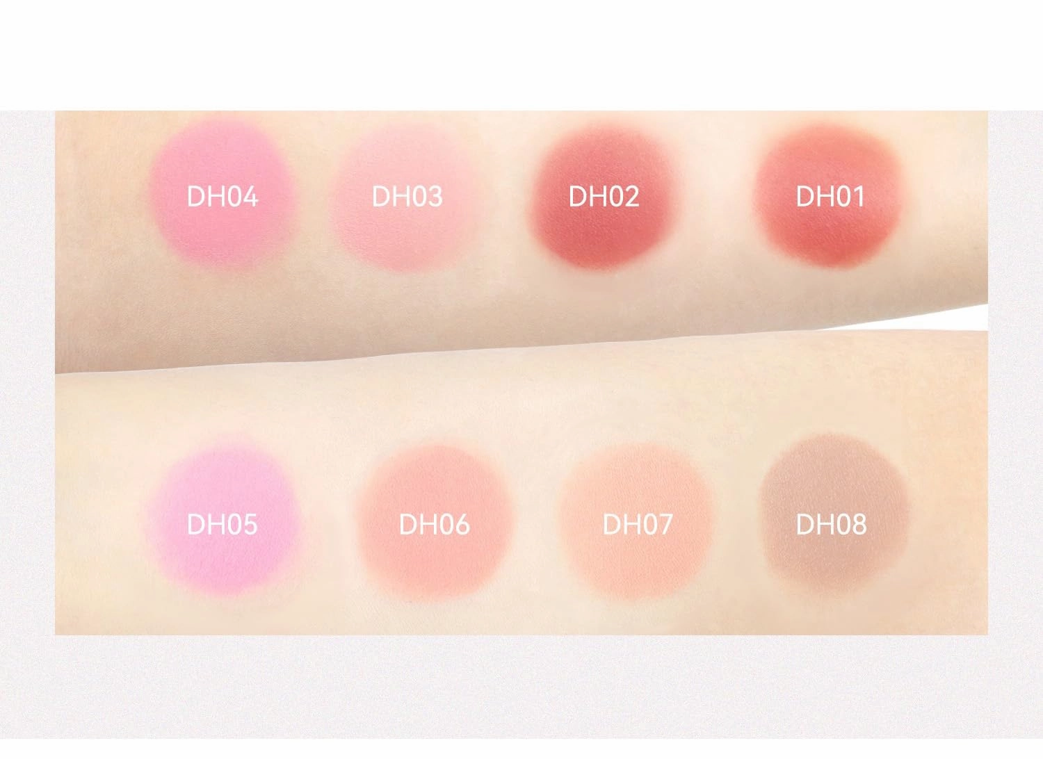 1 PC NEIYOU Multi Purpose Cream Blush Cushion, Matte Nude Pink Orange Makeup Blusher Balm, Blusher Color (DH07, 3g)