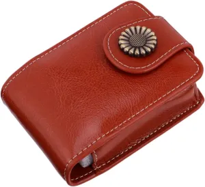 1pc Wine Red Pu Lipstick Case with Built Mirror Lipstick Pouch for Travel Elegant Lip Gloss Carrying Organizer Makeup Accessory for Women