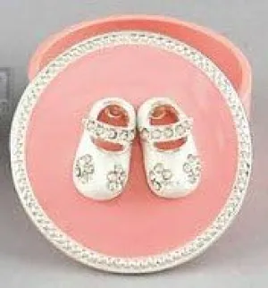 2 by 2-Inch Baby Girl Shoe Box, Pink