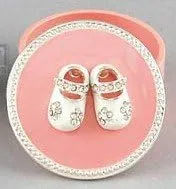 2 by 2-Inch Baby Girl Shoe Box, Pink