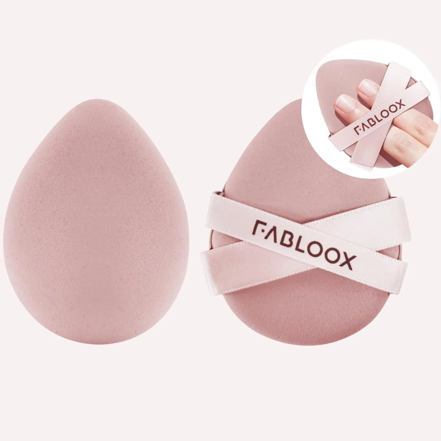 2 Pcs X-Large Triangle Makeup Sponge Puff, Dual-Sided Soft Beauty Makeup Blender Puff for Foundation, Concealer and Powder, Flawless Coverage, Precision Tip for Easy Application, Cosmetic Tool