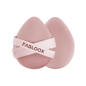 2 Pcs X-Large Triangle Makeup Sponge Puff, Dual-Sided Soft Beauty Makeup Blender Puff for Foundation, Concealer and Powder, Flawless Coverage, Precision Tip for Easy Application, Cosmetic Tool