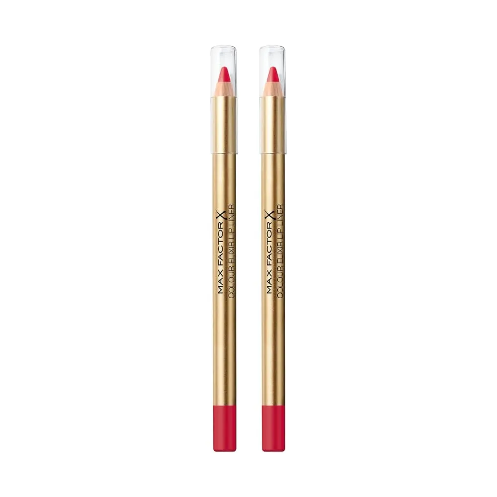 2 x Max Factor Colour Elixir Lip Liner - 065 Red Plum
