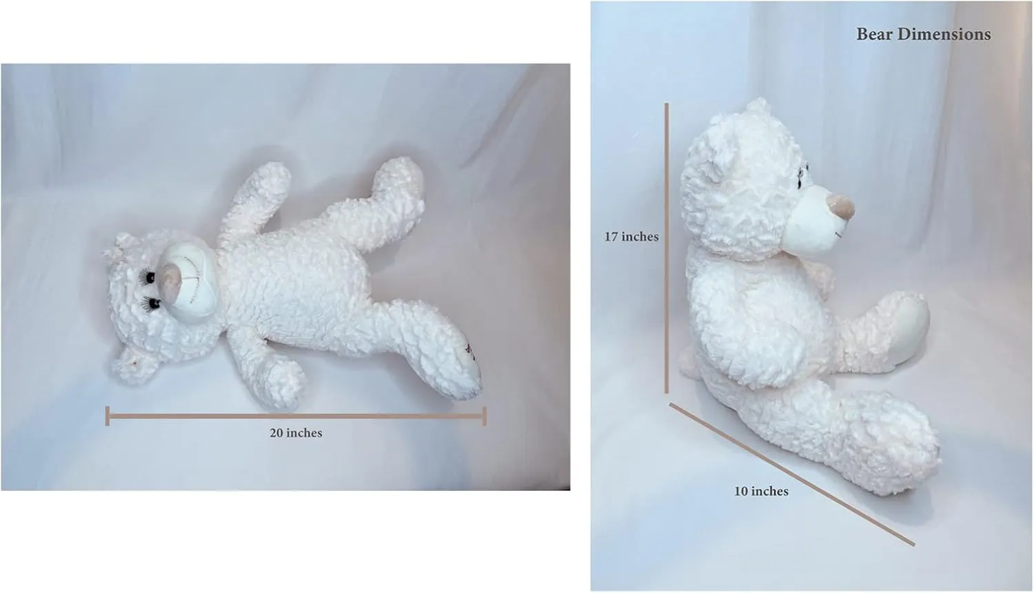 20" Quince Anos Quinceanera Last Doll Teddy Bear with Dress (Centerpiece) ~ B16632-30 (Rose Gold)