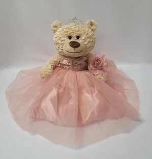 20" Quince Anos Quinceanera Last Doll Teddy Bear with Dress (Centerpiece) ~ B16632-30 (Rose Gold)