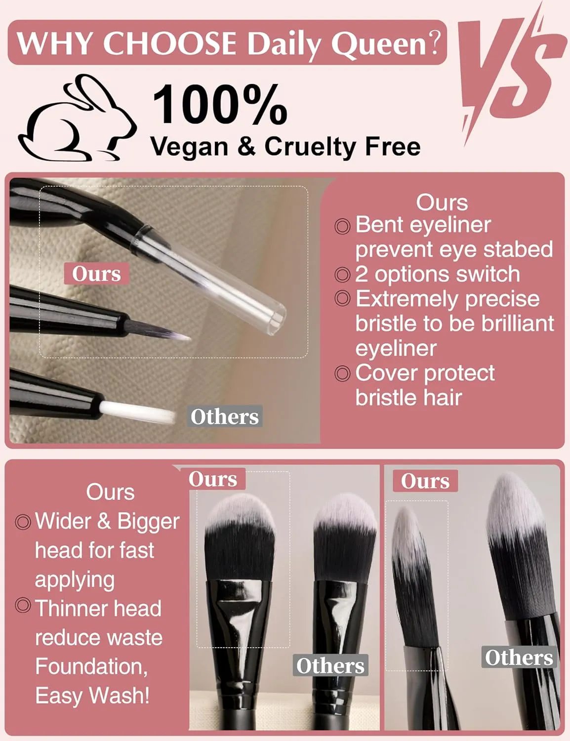 29pcs Black Professional Makeup Brush Set Kabuki Powder Concealers Eye shadows Blush Eyeliner Eyebrow Contour Eye blending Brushes