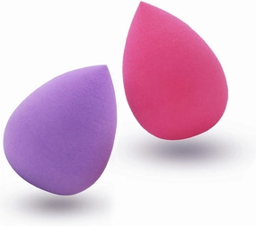 2 Pcs Blenders & Sponges,Makeup Sponge Set，Beauty Makeup Blender，Ideal for Liquids, Creams Powder
