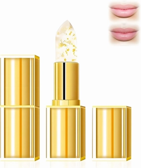 2PCS Transferproof Color Changing Lipstick,2026 Changing Lipstick Gold Foil for Women, Lipstick Gold Foil for Women Deep Nourishment(A)