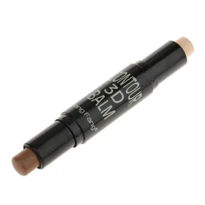 2x3D Face Double-ended Cream Stick Contouring Highlighter Bronzer 3#, 3#, 4