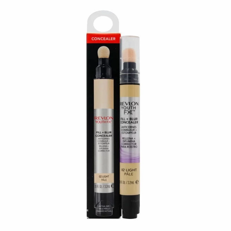 2x Revlon Youth FX Fill   Blur Concealer - 02 Light