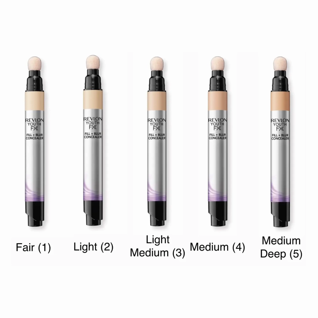 2x Revlon Youth FX Fill   Blur Concealer - 02 Light