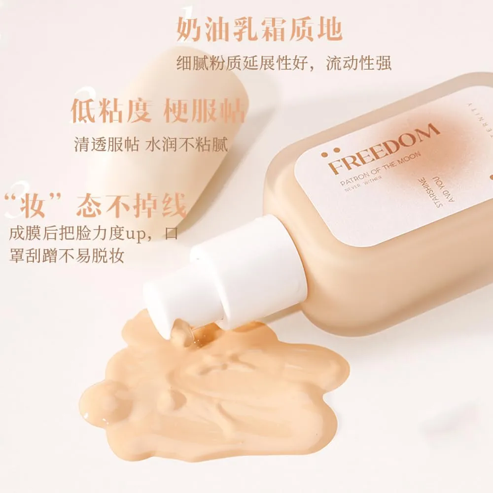 30g Flawless Long Lasting Liquid Foundation,Waterproof Full Coverage Foundation,Oil Control Foundation Providing Long -Lasting Moisturizer (Neutral Skin (Dry skin), 30g)