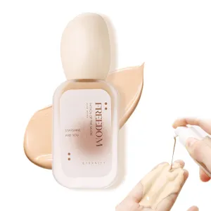 30g Flawless Long Lasting Liquid Foundation,Waterproof Full Coverage Foundation,Oil Control Foundation Providing Long -Lasting Moisturizer (Neutral Skin (Dry skin), 30g)