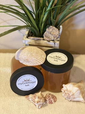 32oz My Gold Sugar - Sugaring for Hair Removal (Soft)