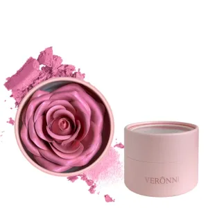 3d Rose Petal Blush, Rose Makeup Flower Petal Blush for Cheeks, Natural Glowing Redness Long Lasting Buildable Color, Contouring and Brightening, Makeup Powder blusher as Festival Gifts