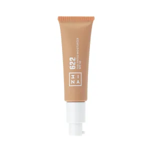 3ina 622 Tinted Moisturizer for Face with SPF 30 - Dark Sand - BB Cream with Light to Medium Coverage - Hyaluronic Acid Moisturizer for All Skin Tones - Vegan, Cruelty and Paraben Free Make Up - 1 oz