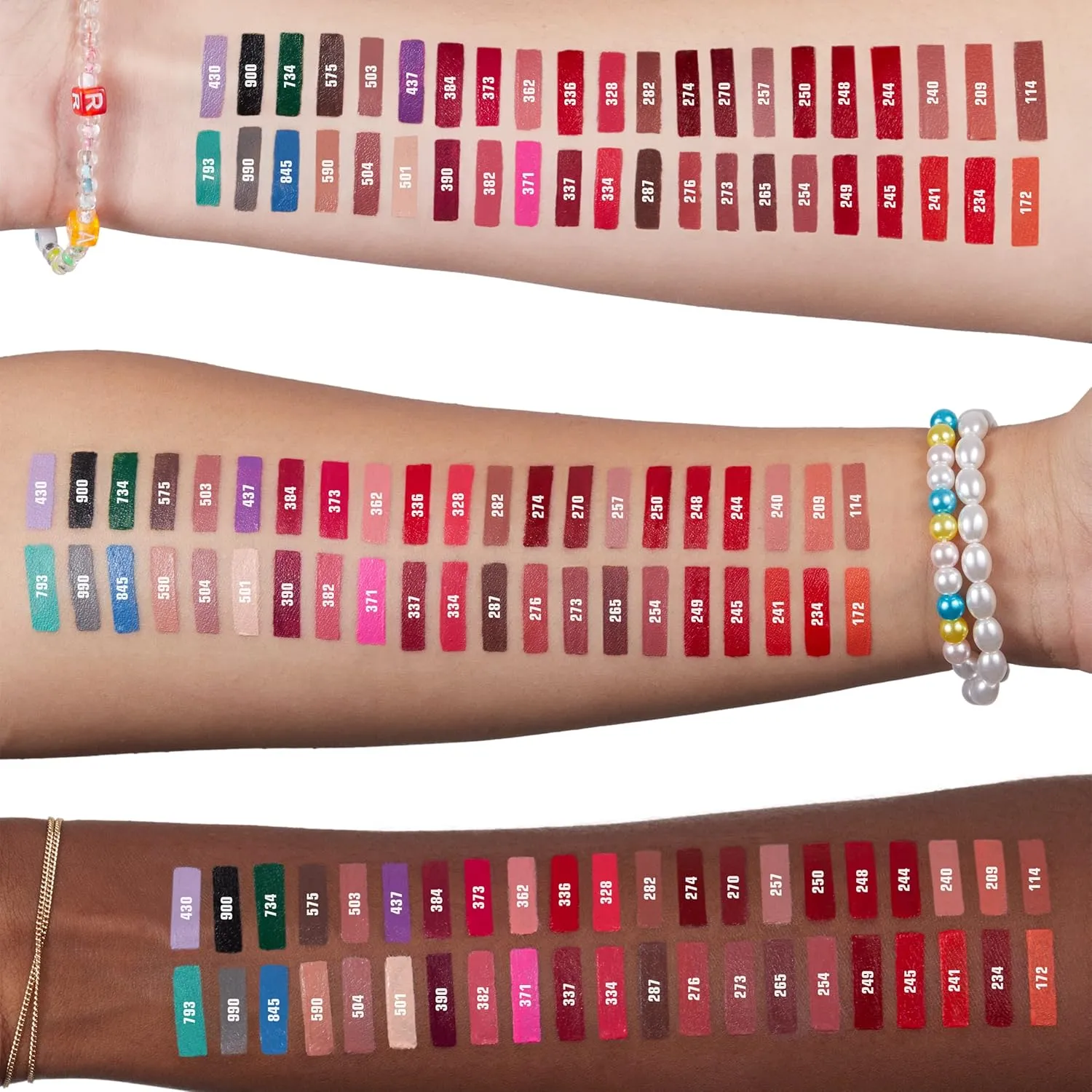 3INA The Lipstick 245 - Outstanding Shade Selection - Matte And Shiny Finishes - Highly Pigmented And Comfortable - Vegan And Cruelty Free Formula - Moisturizes The Lips - Deep True Red - 0.16 Oz