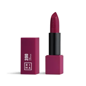 3INA The Lipstick 390 - Outstanding Shade Selection - Matte And Shiny Finishes - Highly Pigmented And Comfortable - Vegan And Cruelty Free Formula - Moisturizes The Lips - Rich Plum - 0.16 Oz