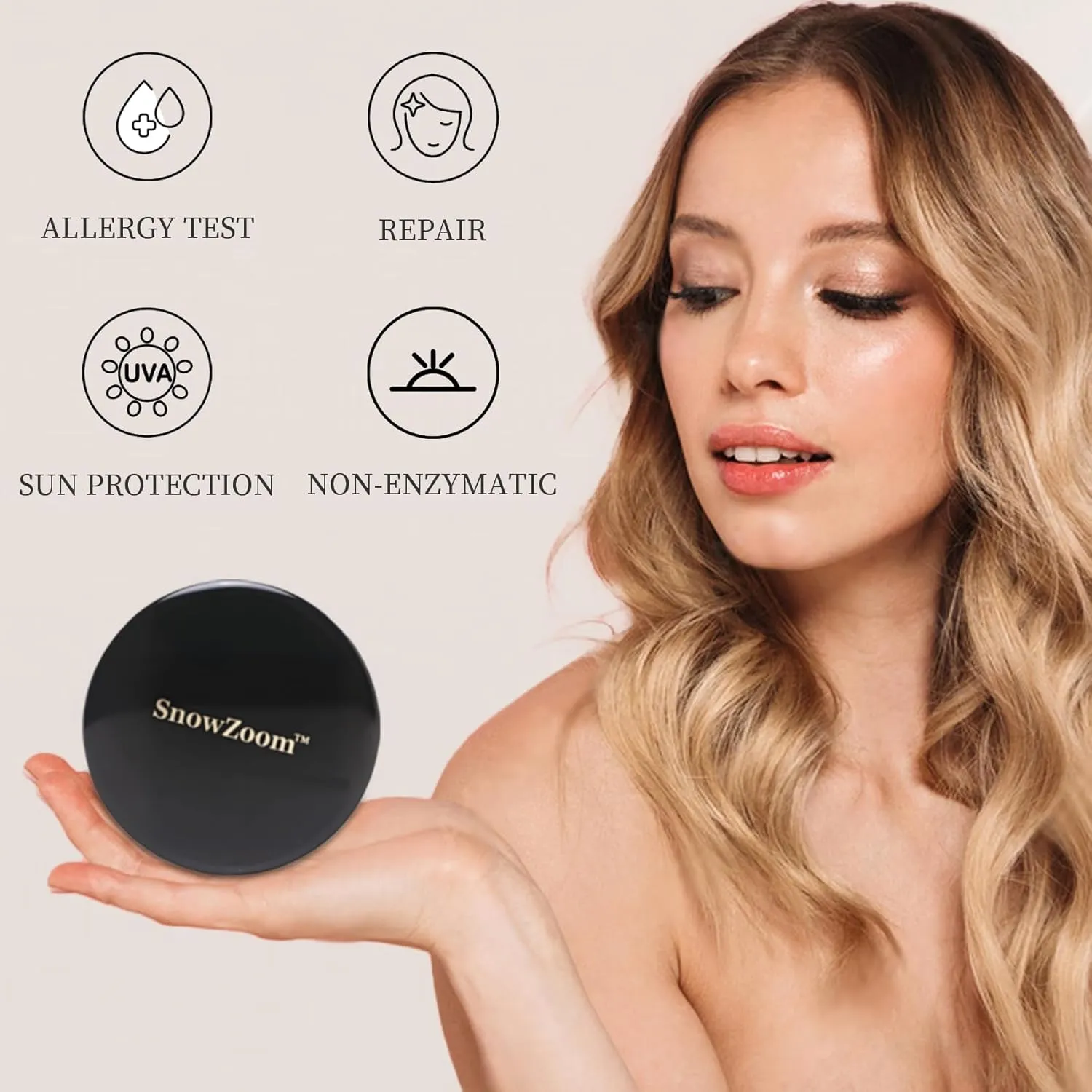 4 in 1 Air Cushion Foundation-Concealer,Setting Powder-SPF 50  Long-Lasting, Full Coverage Cushion Compact-Lightweight, Matte Finish