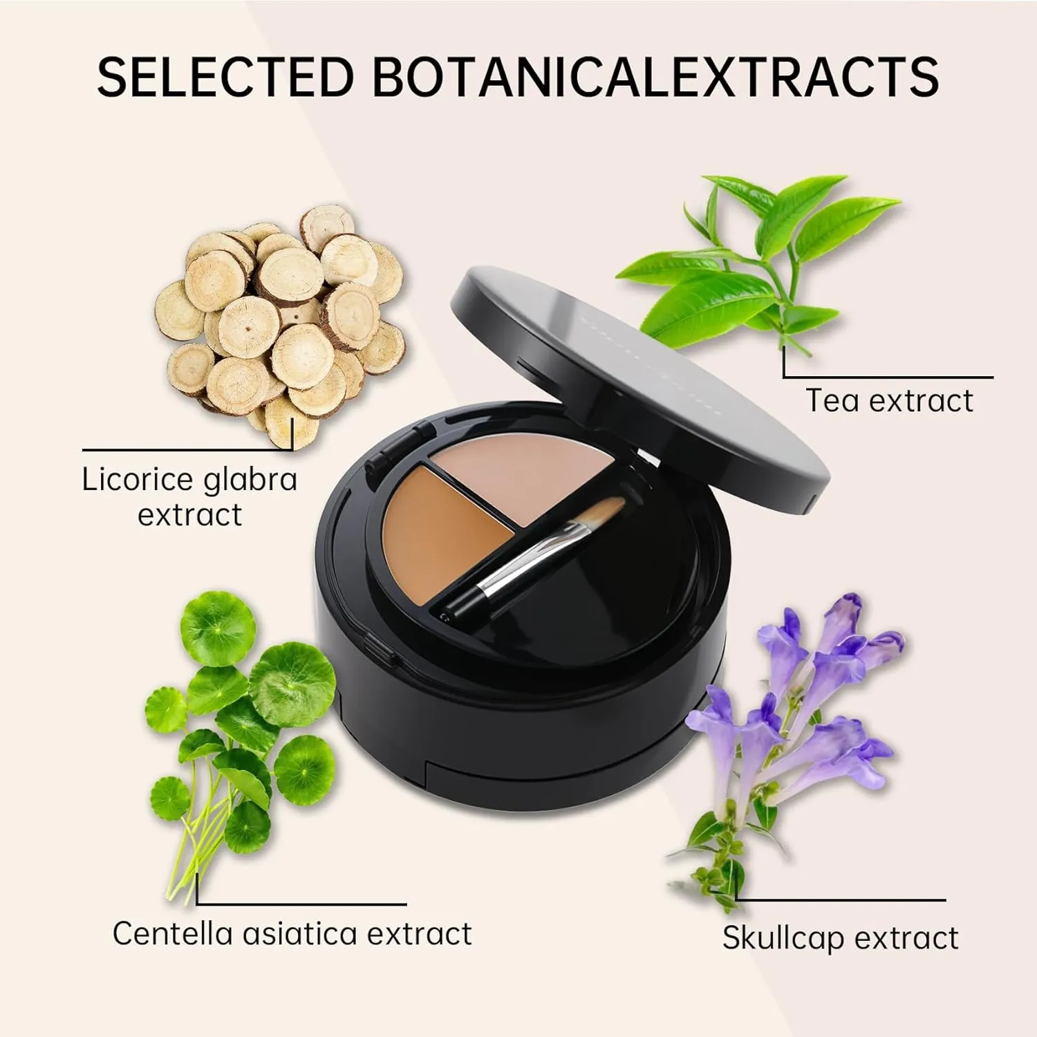 4 in 1 Air Cushion Foundation-Concealer,Setting Powder-SPF 50  Long-Lasting, Full Coverage Cushion Compact-Lightweight, Matte Finish