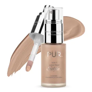 4-in-1 Love Your Selfie Longwear Foundation & Concealer Full Coverage Liquid Foundation, Hydrating Formula, Cruelty Free
