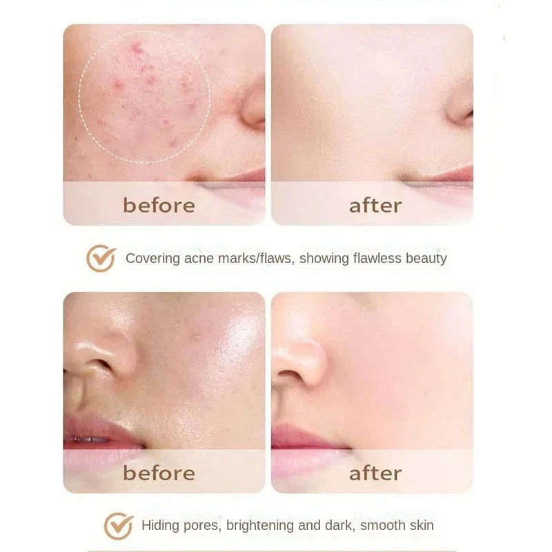 4Color Liquid Contouring Concealer Cream Makeup Waterproof Moisturizing Lasting Cover Acne Dark Circles Foundation Face Cosmetic