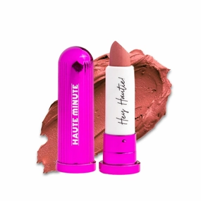 4Ever Haute Lipstick – Pinky Nude Lipstick Long Lasting, Bold Satin Finish, Vegan, Cruelty-Free - Clean & Natural, Travel-Friendly Lip Color (Lip Service)