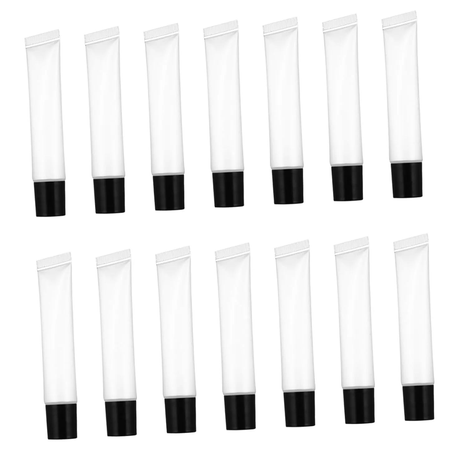 50pcs Clear Lip Gloss Tubes Soft Squeeze Containers for Cosmetic Lightweight and Portable Lip Balm Holders for Creams Lotions and Oils