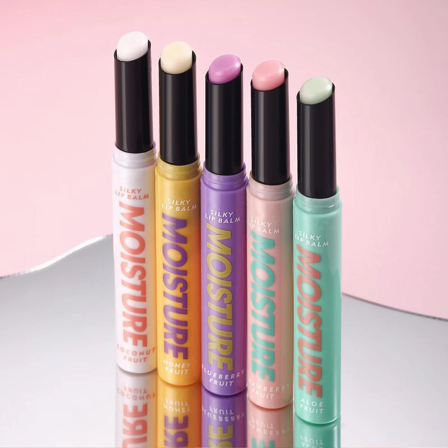 5 Color Set Moisturizing Tinted Lip Gloss Lip Balm Hydrating Glossy Lip Oil Plumping Lipgloss Hypoallergenic Natural Women Girls Teens Waterproof Long Lasting Lightweight Portabl Lipbalm