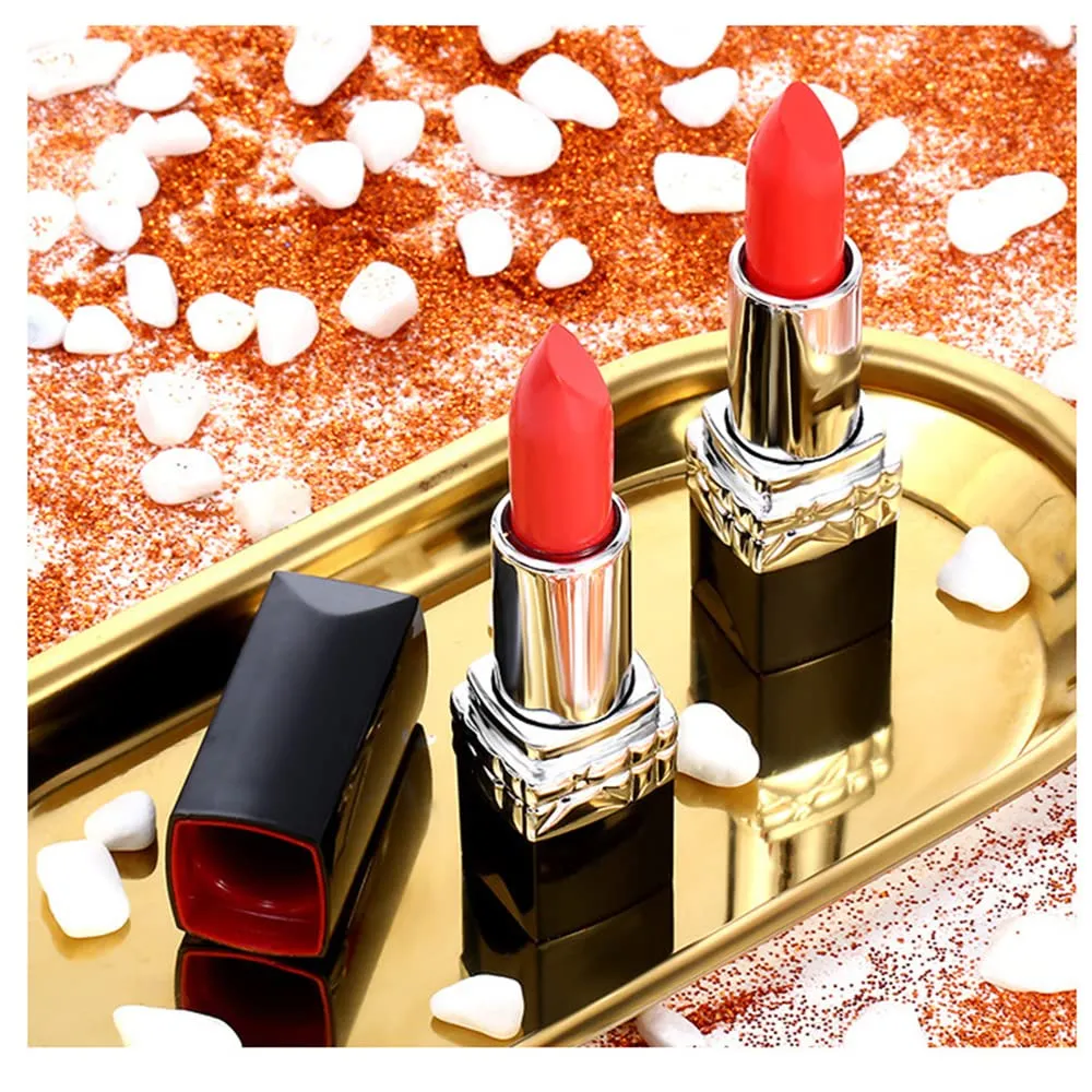 6 Colors Matte Liquid Lipstick, Ladies Matte Liquid Lipstick Long Lasting Waterproof Velvet Moisturizing Lipstick Long-Wearing and Hydrating Lip Gloss Set Pigmented Lip Makeup for Girls and Women Gift (772#)