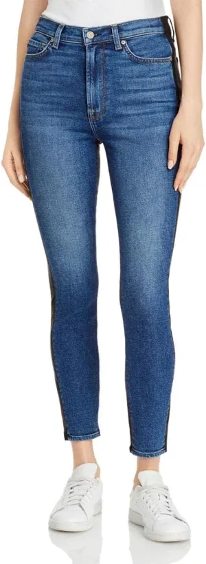 7 For All Mankind Women's High Rise Skinny Fit Ankle Jeans