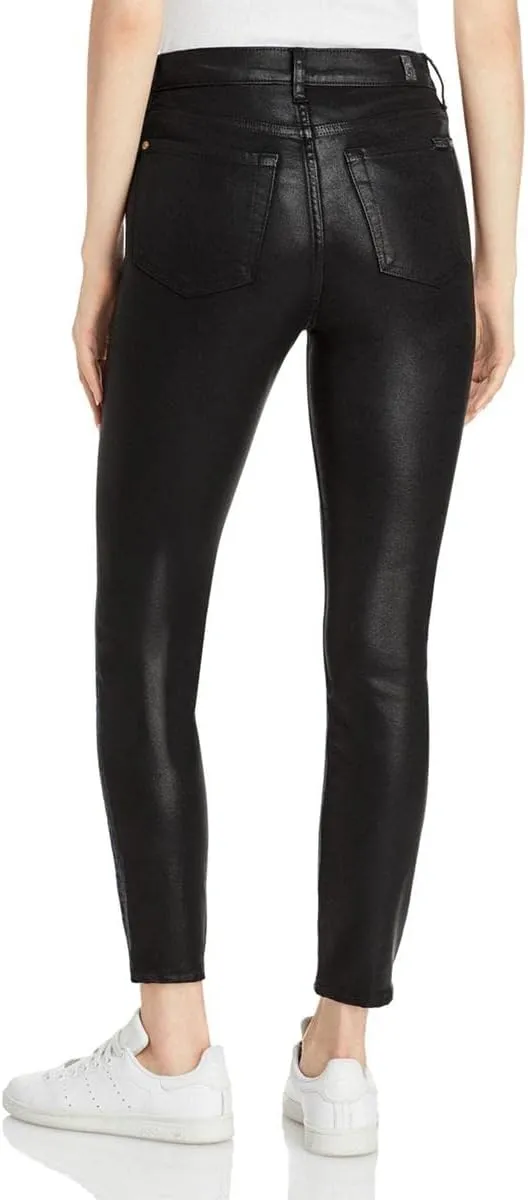 7 For All Mankind Women's High Rise Skinny Fit Ankle Jeans