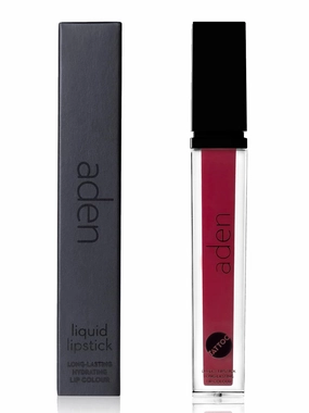 aden Tattoo Matte Lipstick - 7ML - Highly Pigmented - Provides Non-Shinny, Non Smudging and Velvety Finish – Water Proof Made in Italy (06 Passionate Cherry)