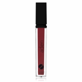 aden Tattoo Matte Lipstick - 7ML - Highly Pigmented - Provides Non-Shinny, Non Smudging and Velvety Finish – Water Proof Made in Italy (08 Deep Cramberry)
